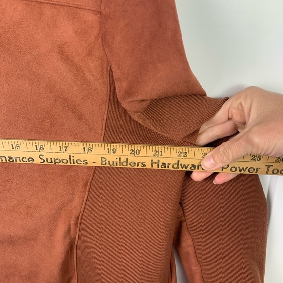 Matilda Jane Good Hart LARGE Cordell Jacket Moto Waterfall Front Burnt Orange - Picture 7 of 7